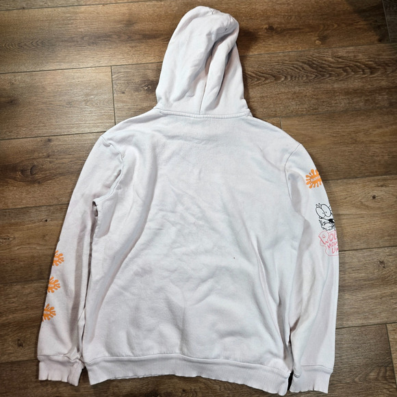 Nickelodeon Hoodie Mens L White Rugrats Rocko Real Monsters 90s Cartoon Retro - Picture 7 of 7